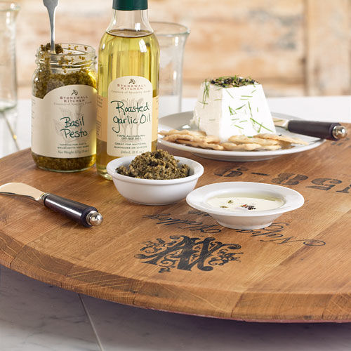 Wine Cask Lazy Susan
